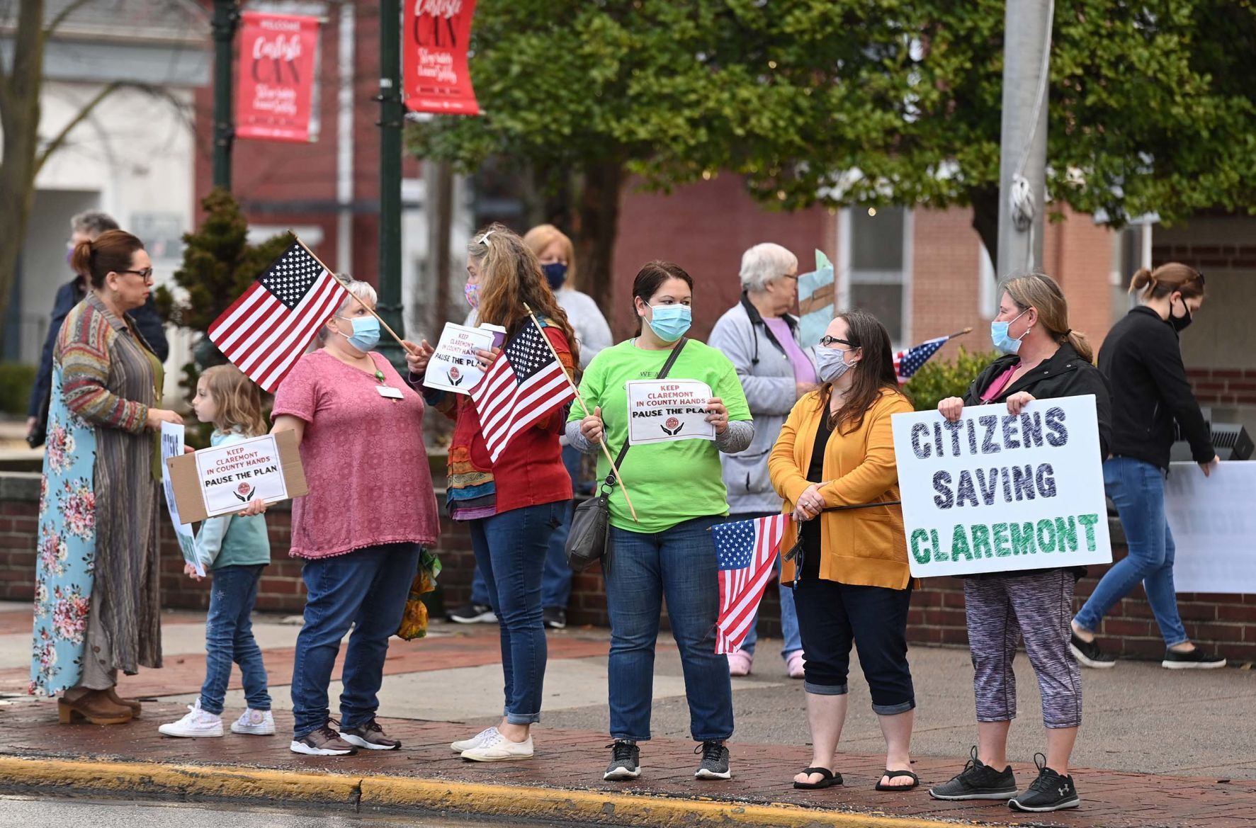 Save Claremont rally